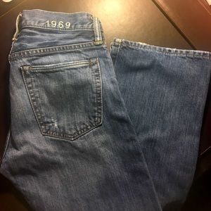 Gap 1969 Boot. Distressed 28x30